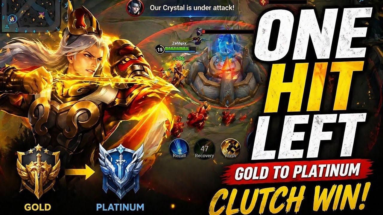 Honor of Kings - Hou Yi Gold to Platinum Promotion Match | Final Defense Win