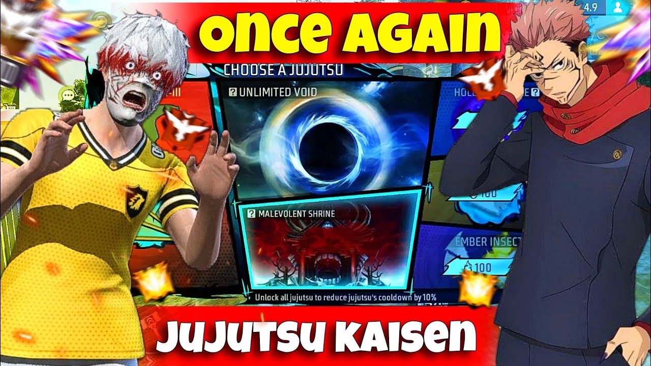 LAST GAMEPLAY Before Jujutsu Kaisen Event Ends in Free Fire!