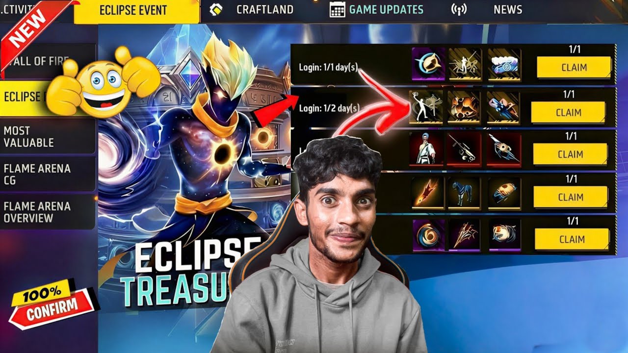 ECLIPS EVENT STARTING SOON 🇮🇳 Free Fire Max