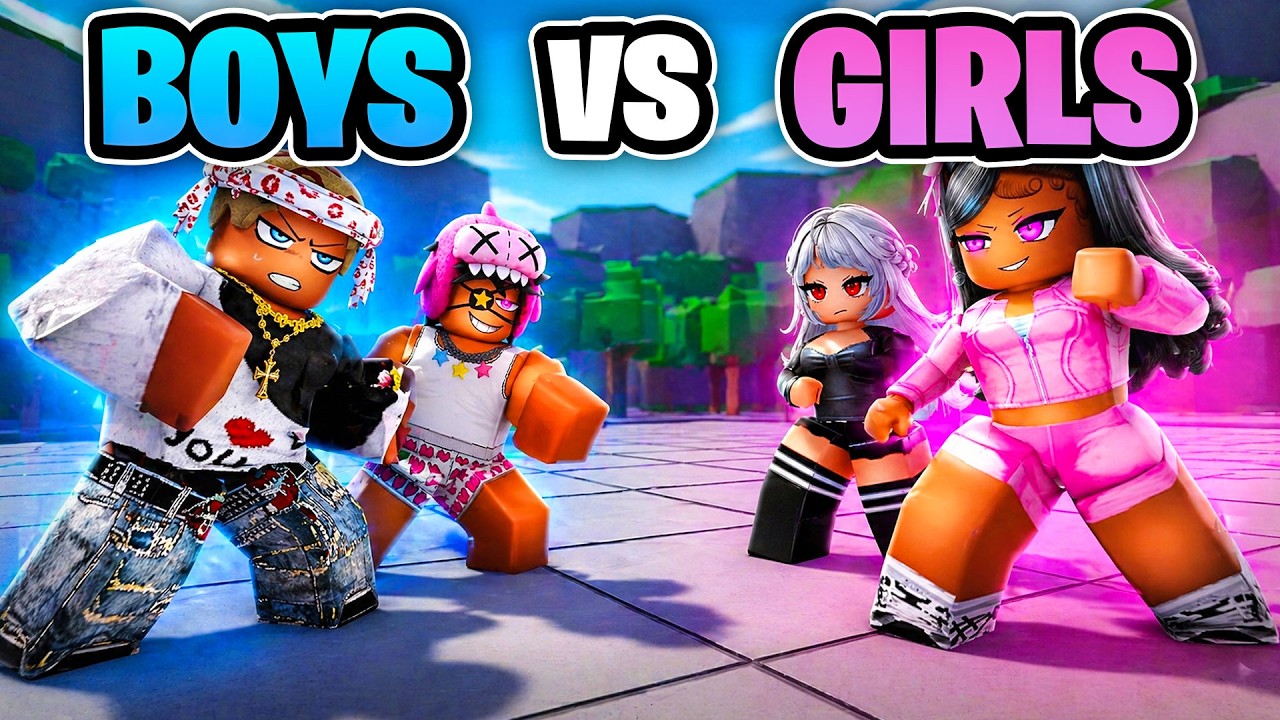 BOYS vs GIRLS in The Strongest Battlegrounds!