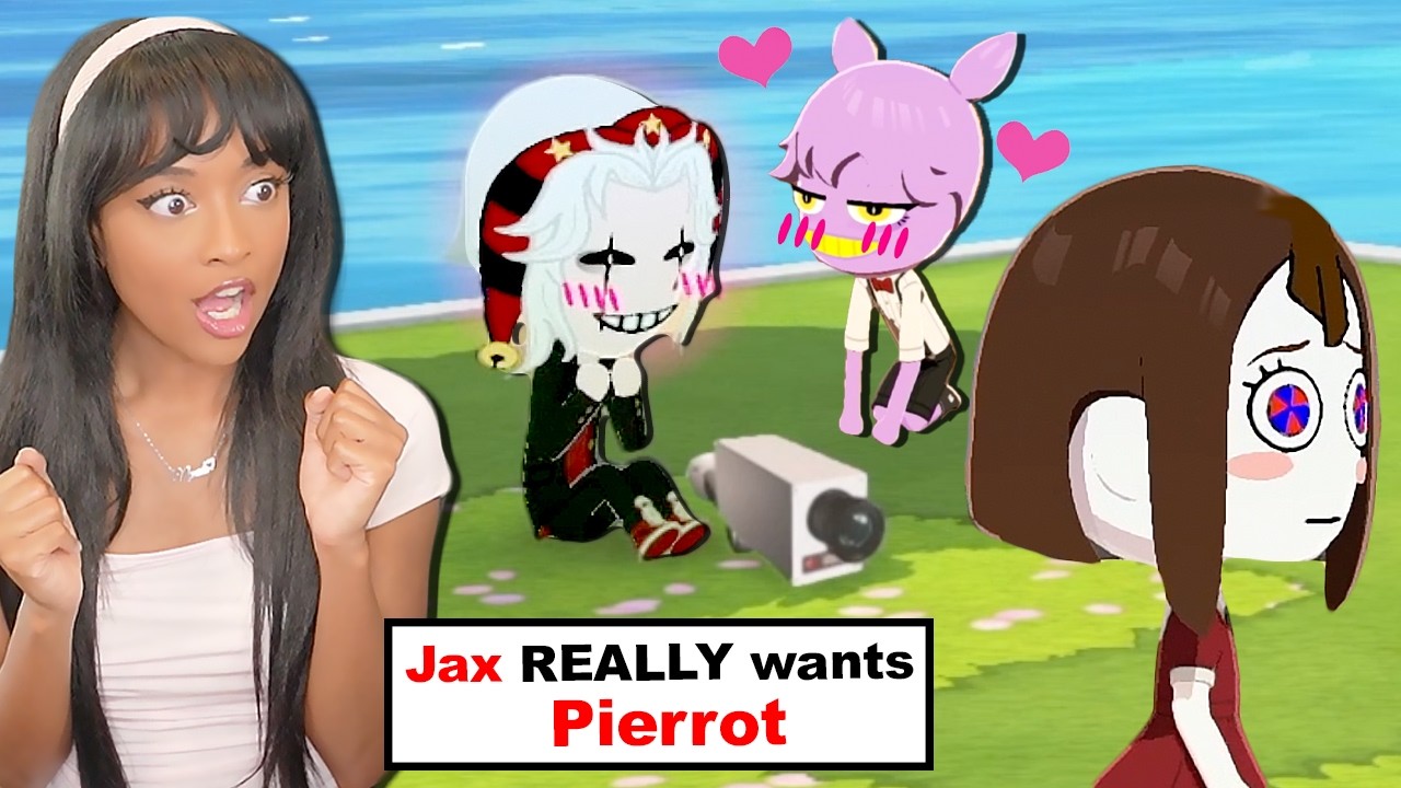 Jax Confess his LOVE to Pierrot AGAIN and Pomni Runs from Ragatha's Love!! | Tomodachi Life