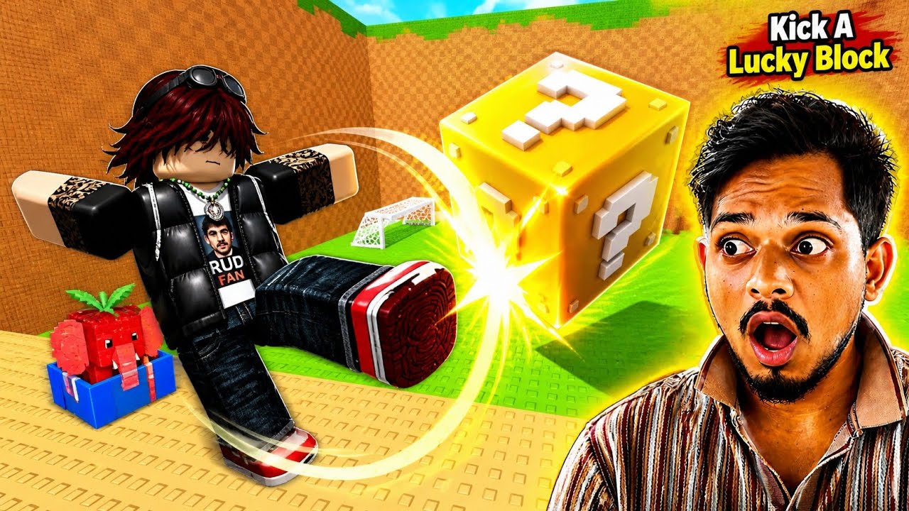 Noob To Pro In Kick A Lucky Block Roblox Full Gameplay!