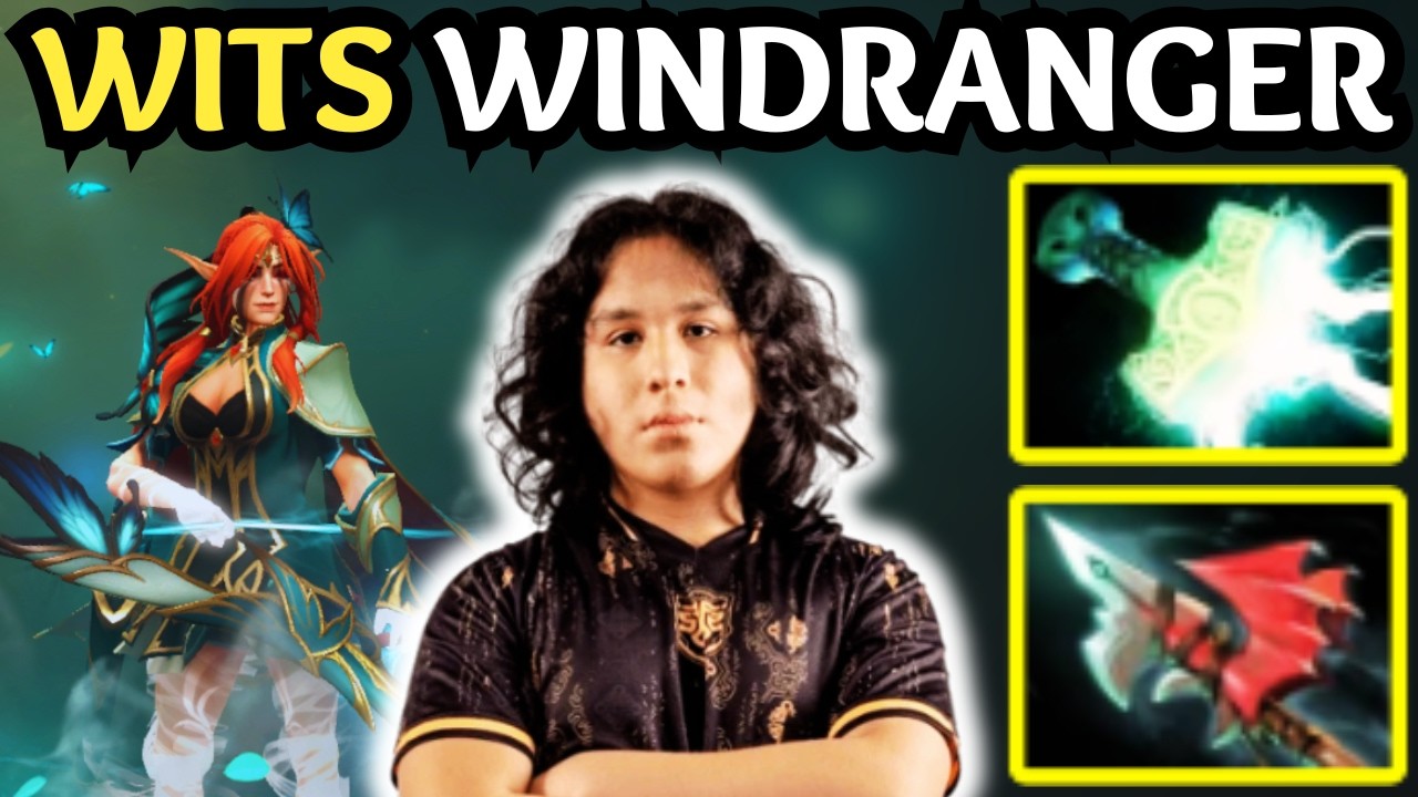 🔥 Wits WINDRANGER Carry META — High DPS Scaling Build 🔥 Dota 2 Gameplay background