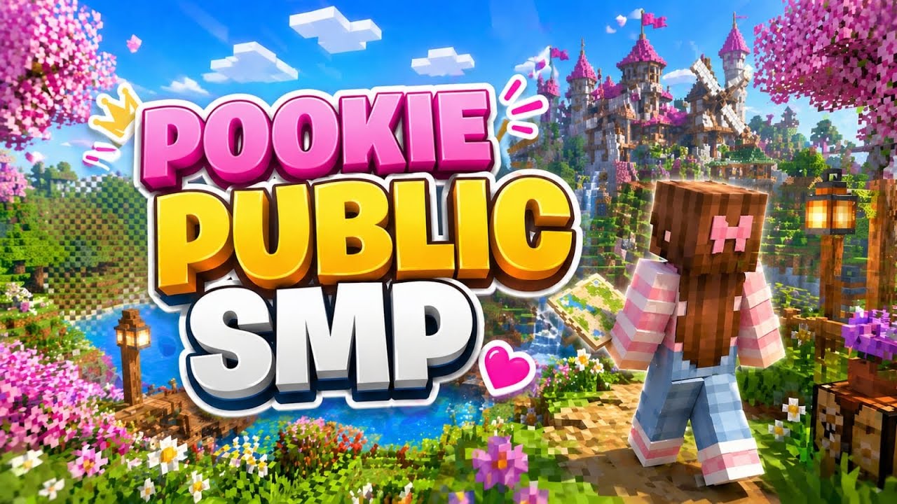 ๐Minecraft survival gameplay โขpookie smp โขpublic smp โขgirlgamer @Khushiyt20 #minecraft #live #fyp