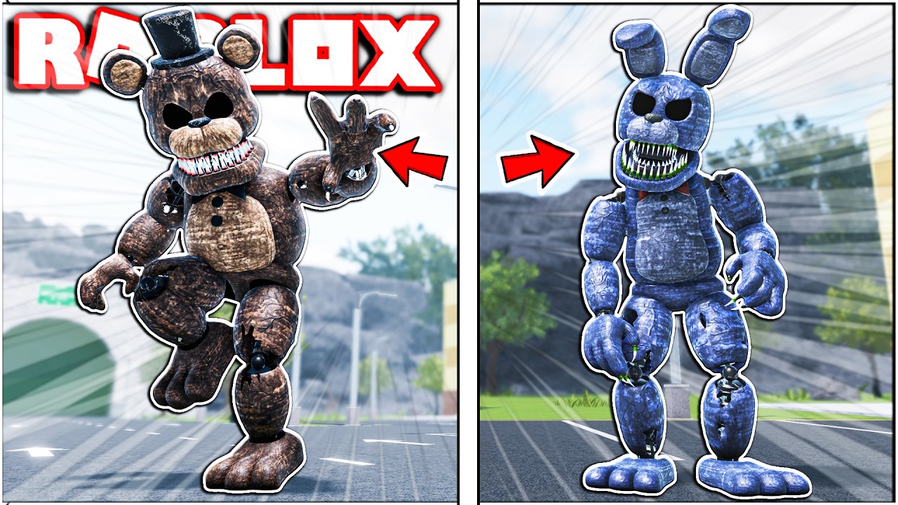 NEW SINISTER FREDDY & SINISTER BONNIE SHOWCASE! FREDBEAR'S MEGA ROLEPLAY! | FNAF Roblox