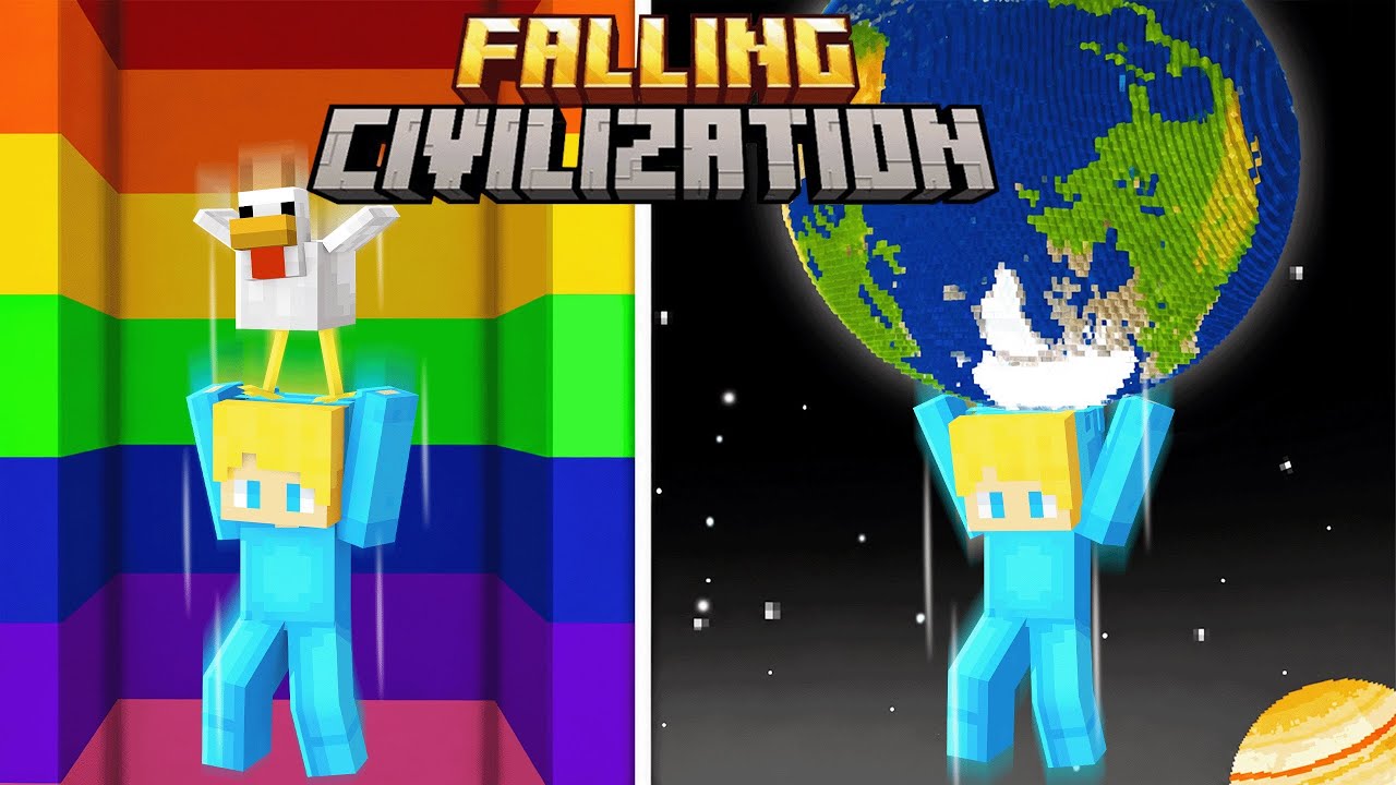 Ich trete der INFINITY FALLING Zivilisation bei in Minecraft!
