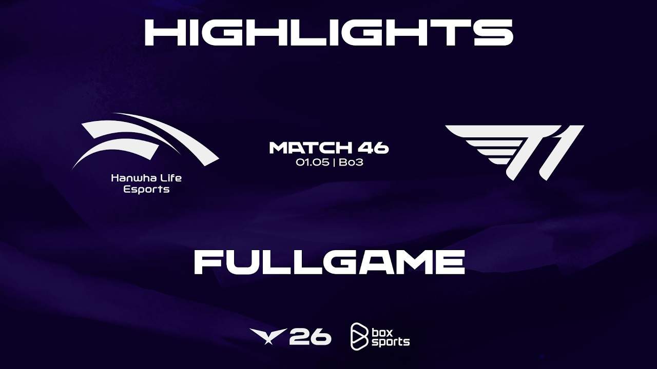 FULL HIGHLIGHTS HLE vs T1 | MATCH 46 | 2026 LCK | 05.01.2026