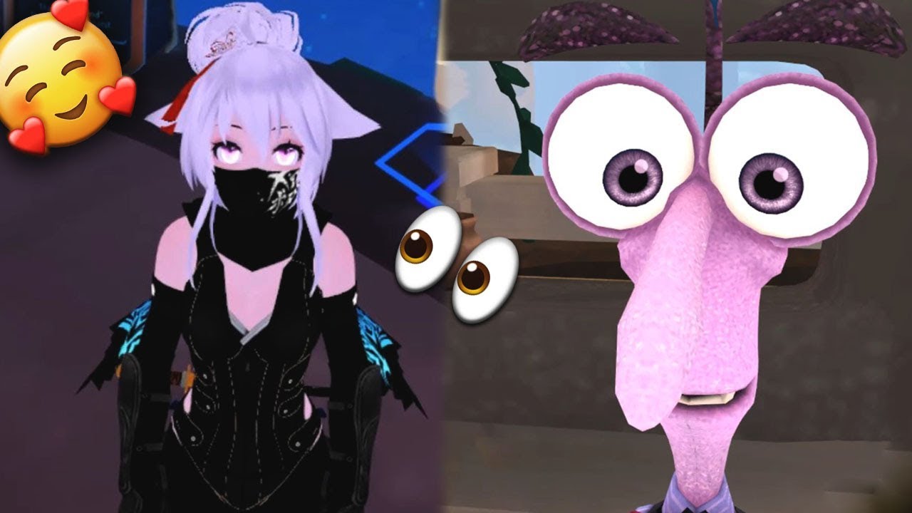 I met a new girl after my heartbreak in VRCHAT background