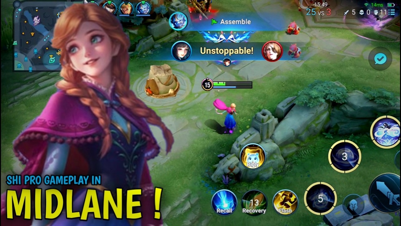 Honor Of Kings : Shi Pro MidLane Gameplay | Best Build Shi - HOK