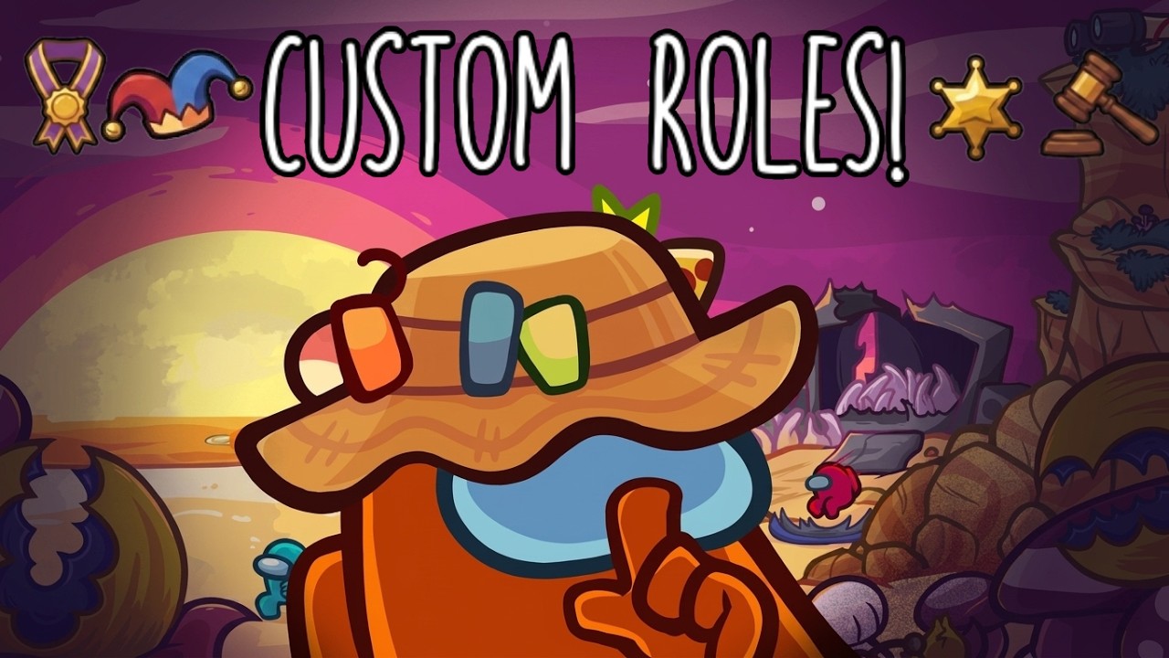 Custom Roles + Among Us | Playing with viewers! | USING NARRATOR MOD!