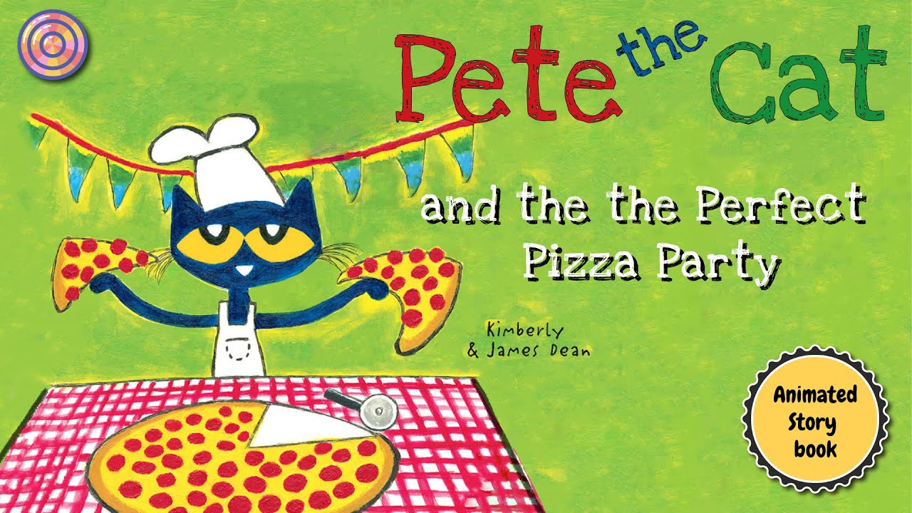 Pete the Cat and the Perfect Pizza Party | Animated Book | Read aloud background