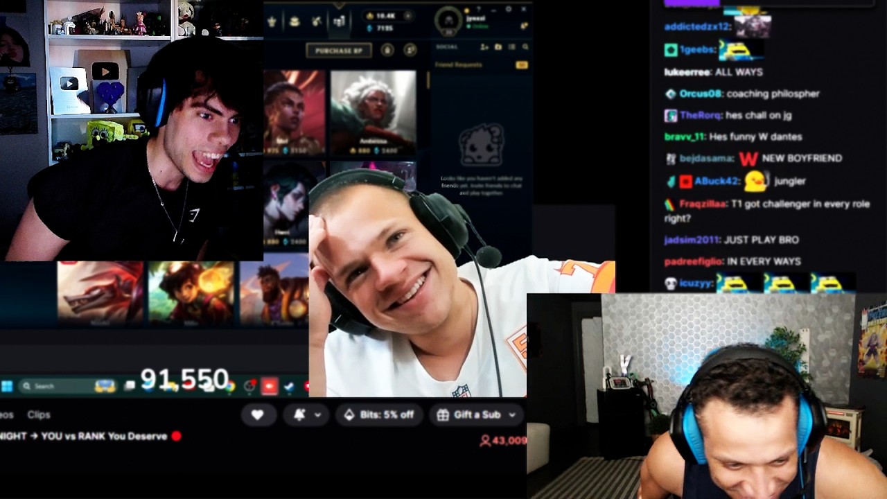 TYLER1 WATCHES DANTES COACH JYNXZI 💀