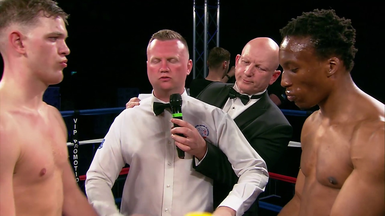 Jack Kilgannon v Victor Edagha 5.5.2018 at Victoria Warehouse background