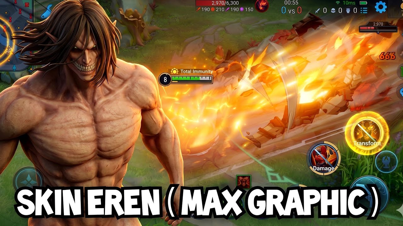 REVIEW SKIN EREN GRAPHIC RATA KANAN HONOR OF KINGS GLOBAL