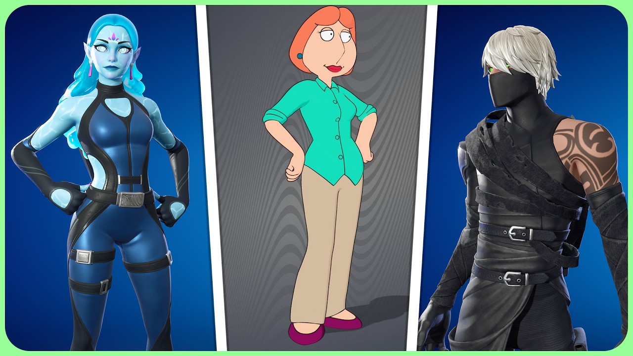ALL Cosmetics Added in Fortnite's v40.30 Update! (Lady Waveflow, Damon, & More!)