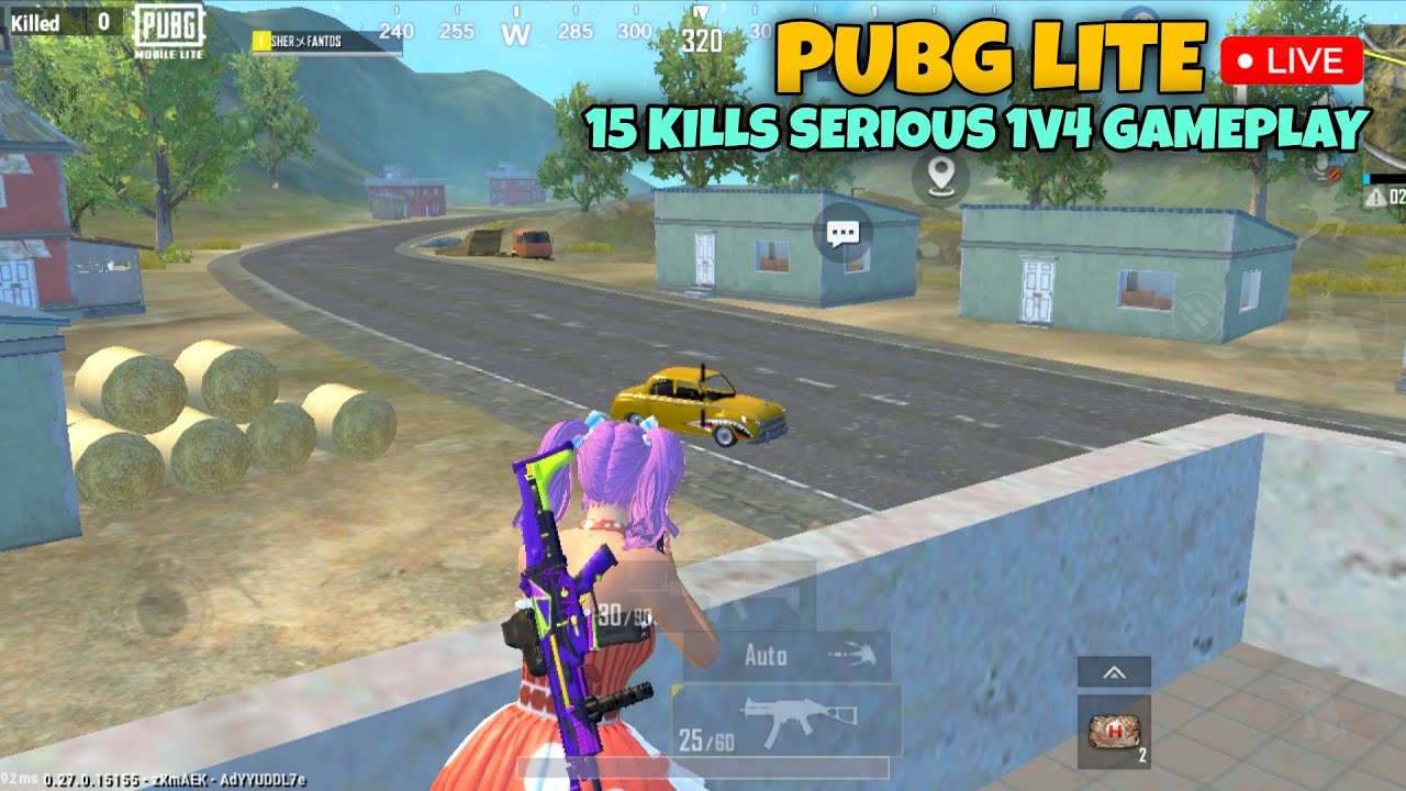 PUBG LITE LIVE | 15 KILLS SERIOUS 1V4 GAMEPLAY