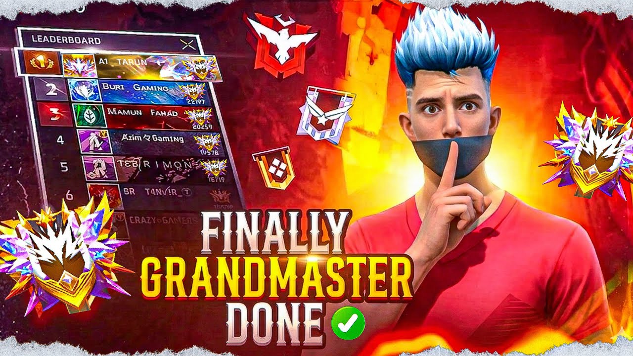 Finally Grandmaster in Just 50 Matches đ„¶Season 51 | Rank Pushing Tips & Tricks | GW TARUN background