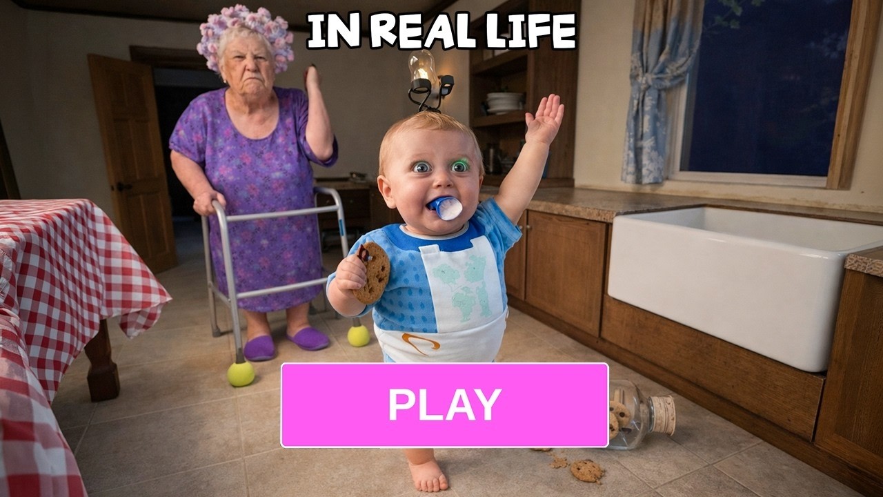 BOBBY Runs in GRUMPY GRAN'S HOUSE IN REAL LIFE OBBY - Roblox All Bosses Full Gameplay