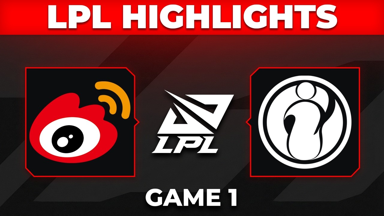 WBG vs IG Highlights Game 1 | LPL 2026 Split 2 | Weibo Gaming vs Invictus Gaming