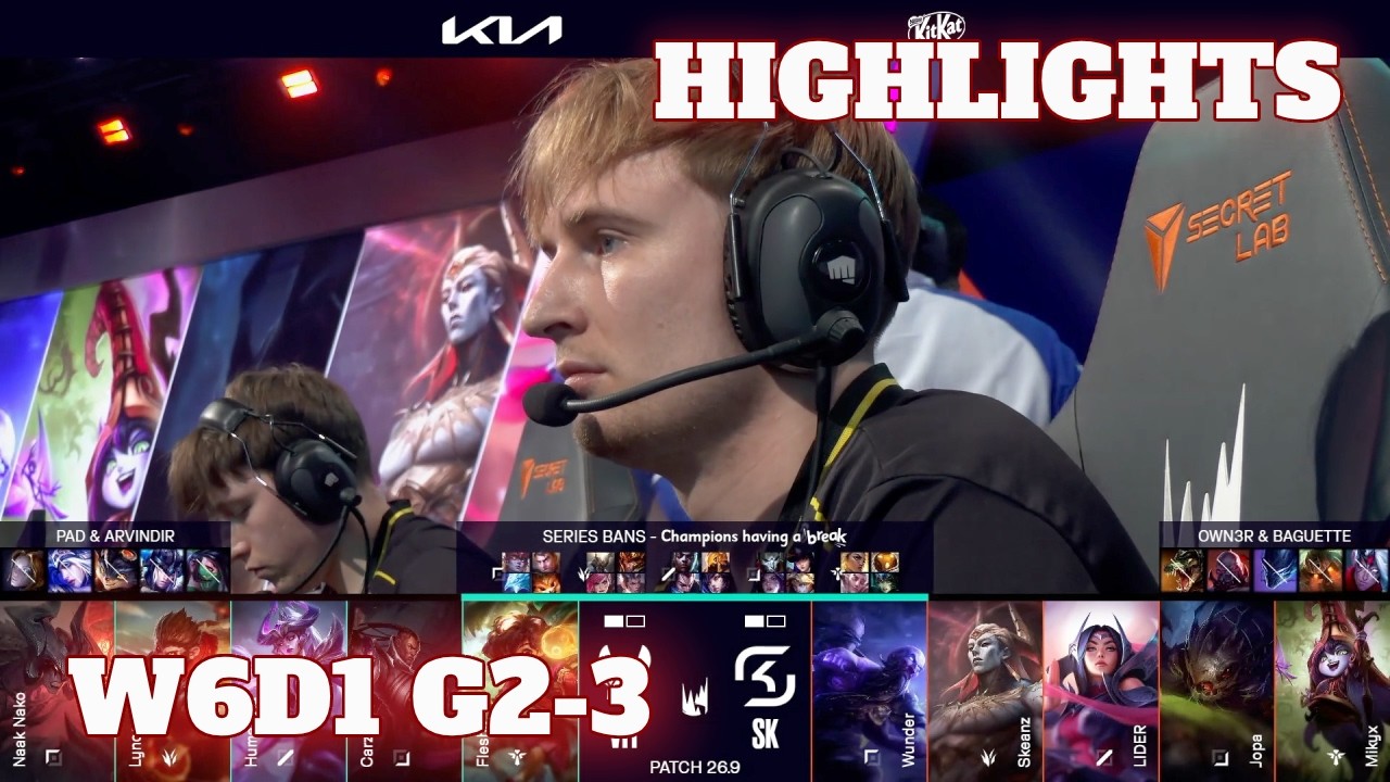 SK vs VIT - Game 3 Highlights | Week 6 Day 1 LEC Spring 2026 | SK Gaming vs Vitality G3 W6D1