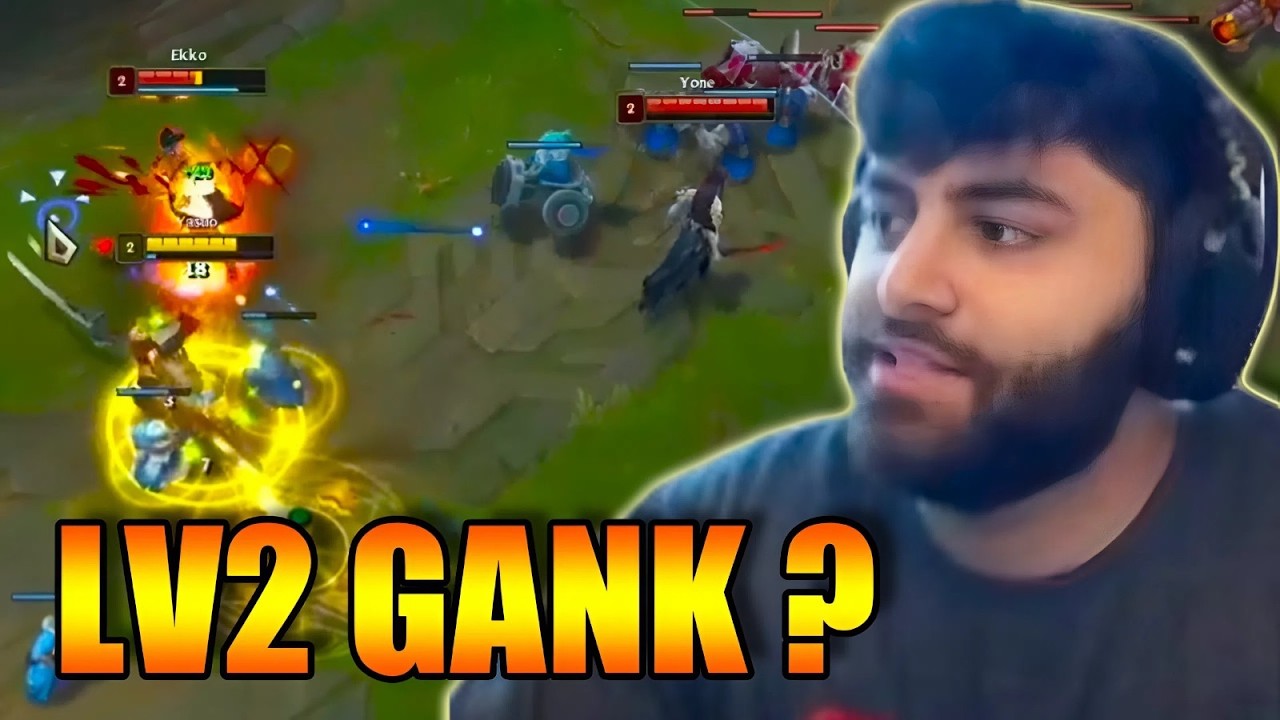 YASSUO: THE MOST TILTING LEVEL 2 GANK EVER πΏ