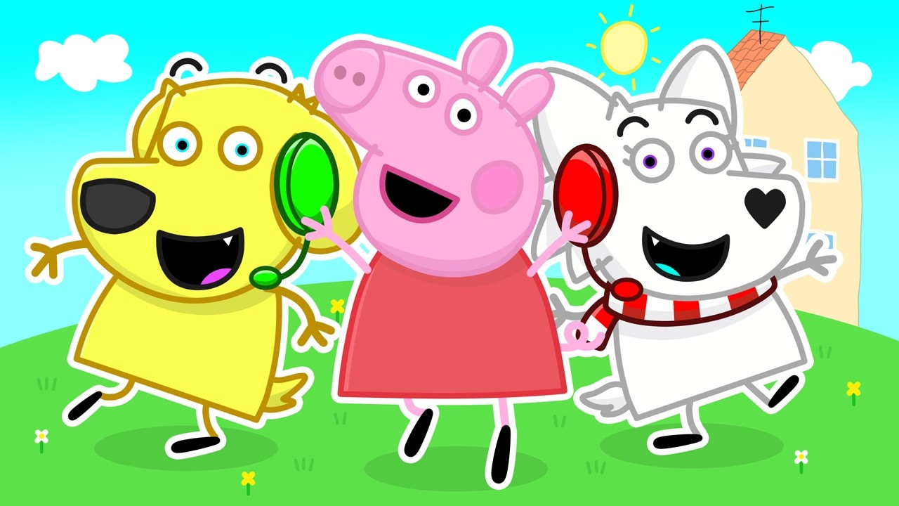 We're in THE PEPPA PIG SHOW