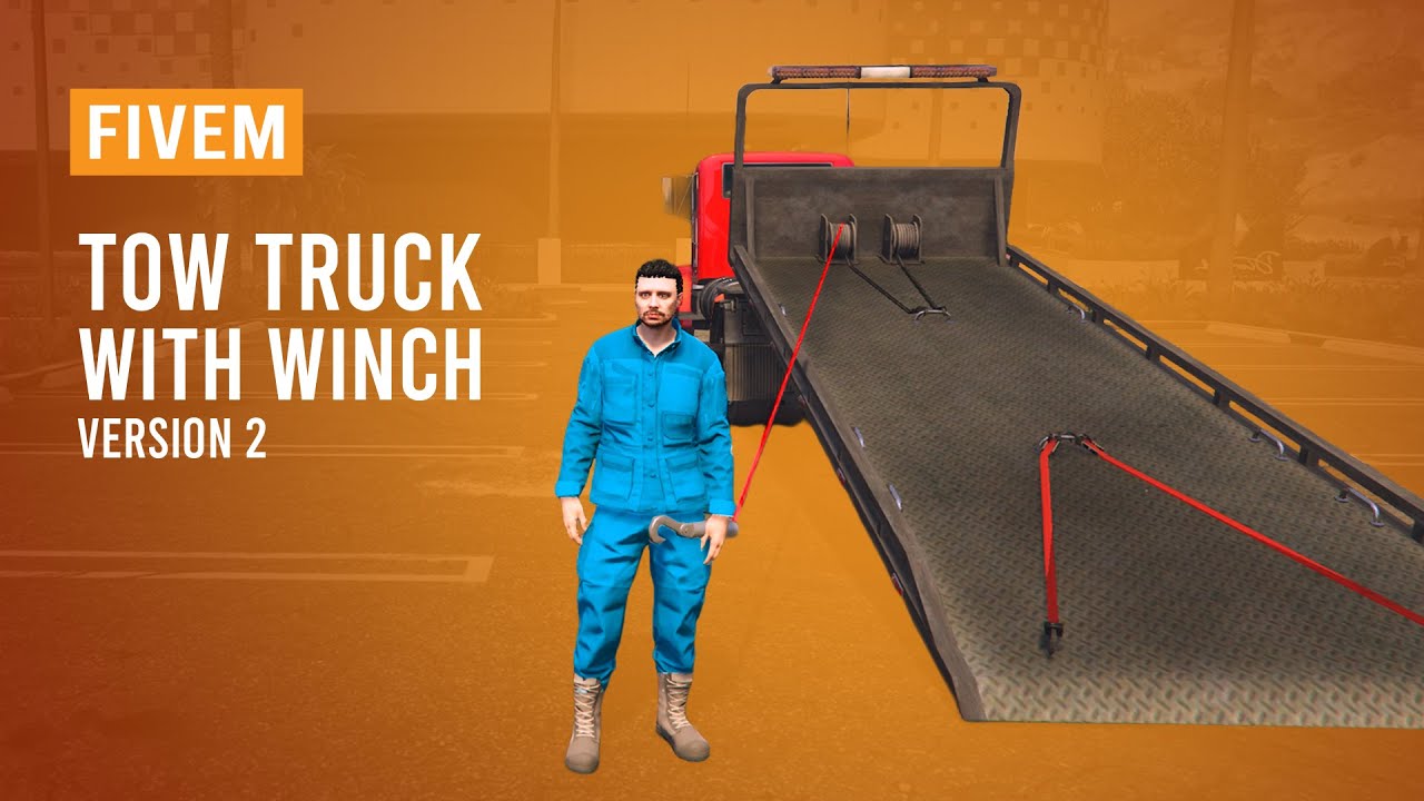 FiveM - Tow truck with WINCH - Version 2 background