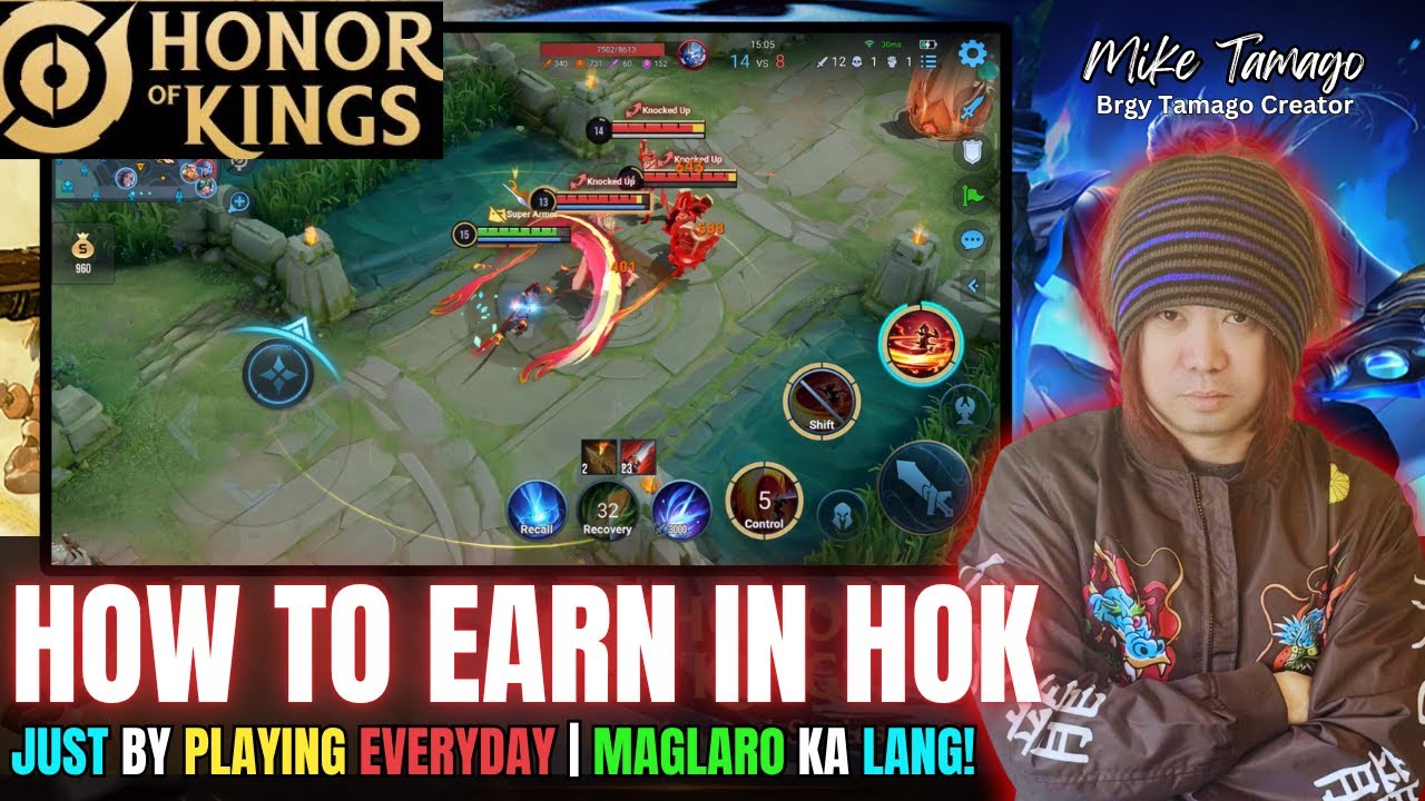 PAANO KUMITA SA HONOR OF KINGS | HOK | SA PERPLAY APP background