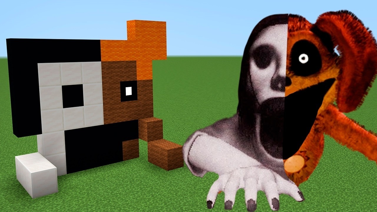 Petapeta VS Dogday - Poppy Playtime 5 In Minecraft PE background