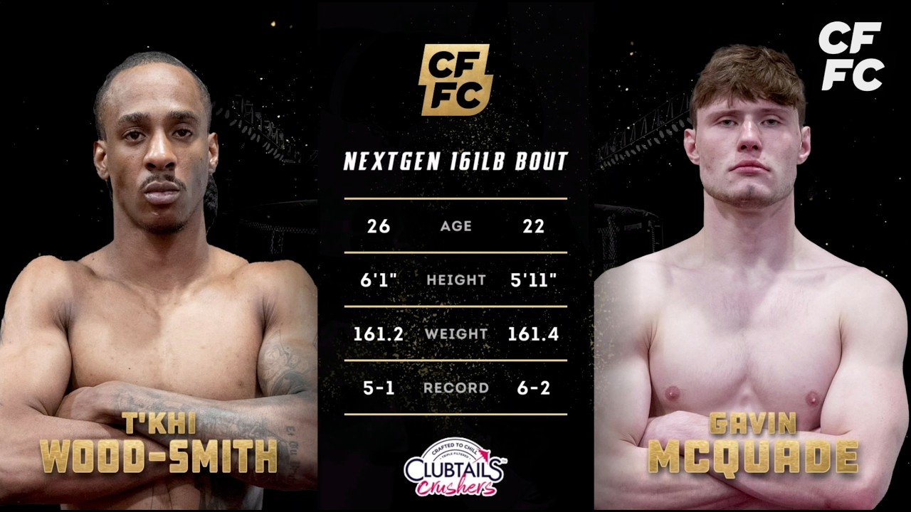Gavin McQuade vs. T'Khi Wood-Smith | Full Fight Replay | CFFC NextGen 3