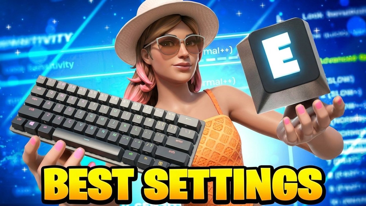 *NEW* Best Keyboard SETTINGS in Chapter 7 Season 2 + Sensitivity (Fortnite Tutorial)