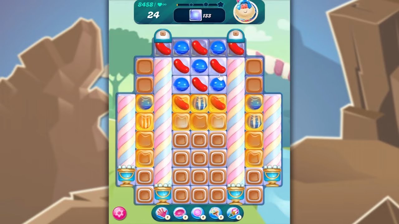 Candy Crush Saga LEVEL 8458 NO BOOSTERS (new version)🐟☑️