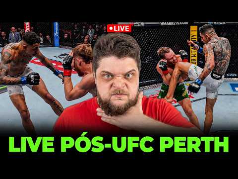 LIVE PÓS UFC PERTH! PRATES DESTRUIU JDM! EU AVISEI! ACERTEI ATÉ O ROUND!