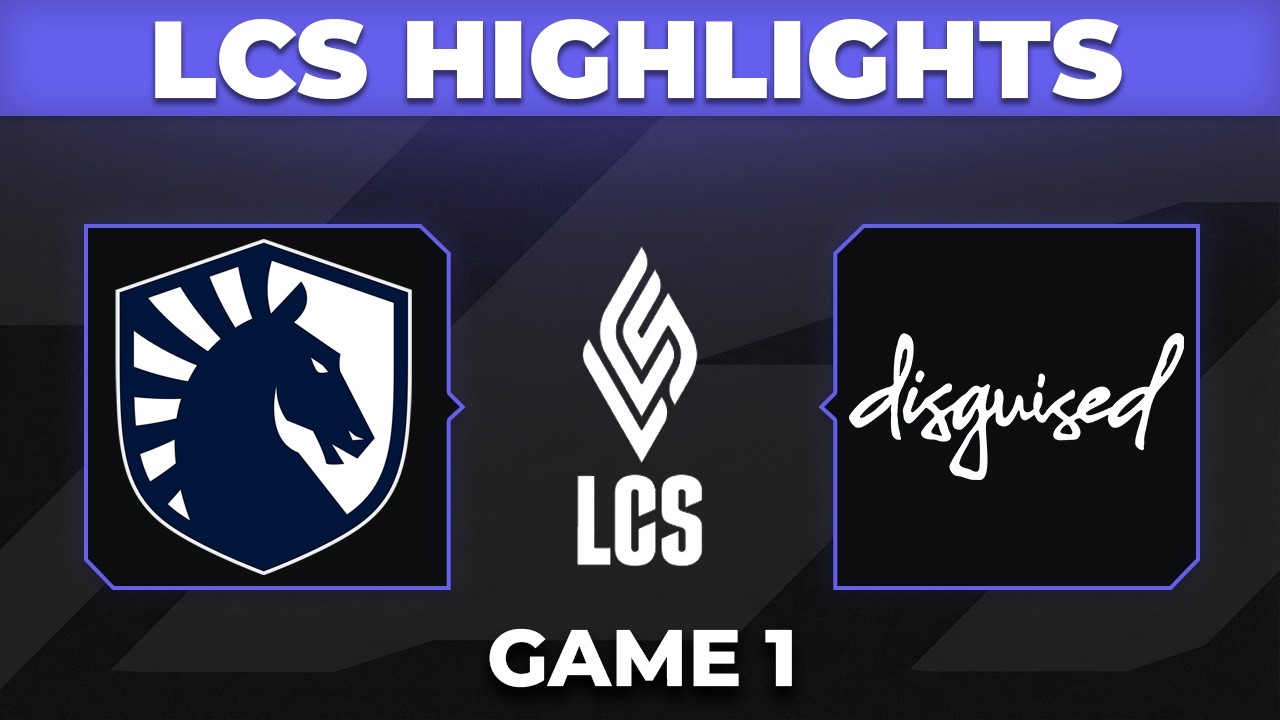 TL vs DSG Highlights Game 1 | LCS 2026 Spring | Team Liquid vs Disguised by Onivia