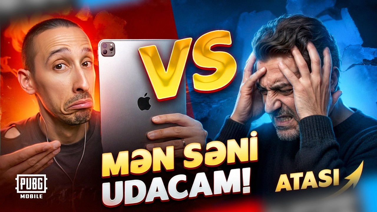 9 YAŞLI UŞAĞIN ATASI İLƏ VS! UDUZAN IPAD PRO ALIR! PUBG MOBILE