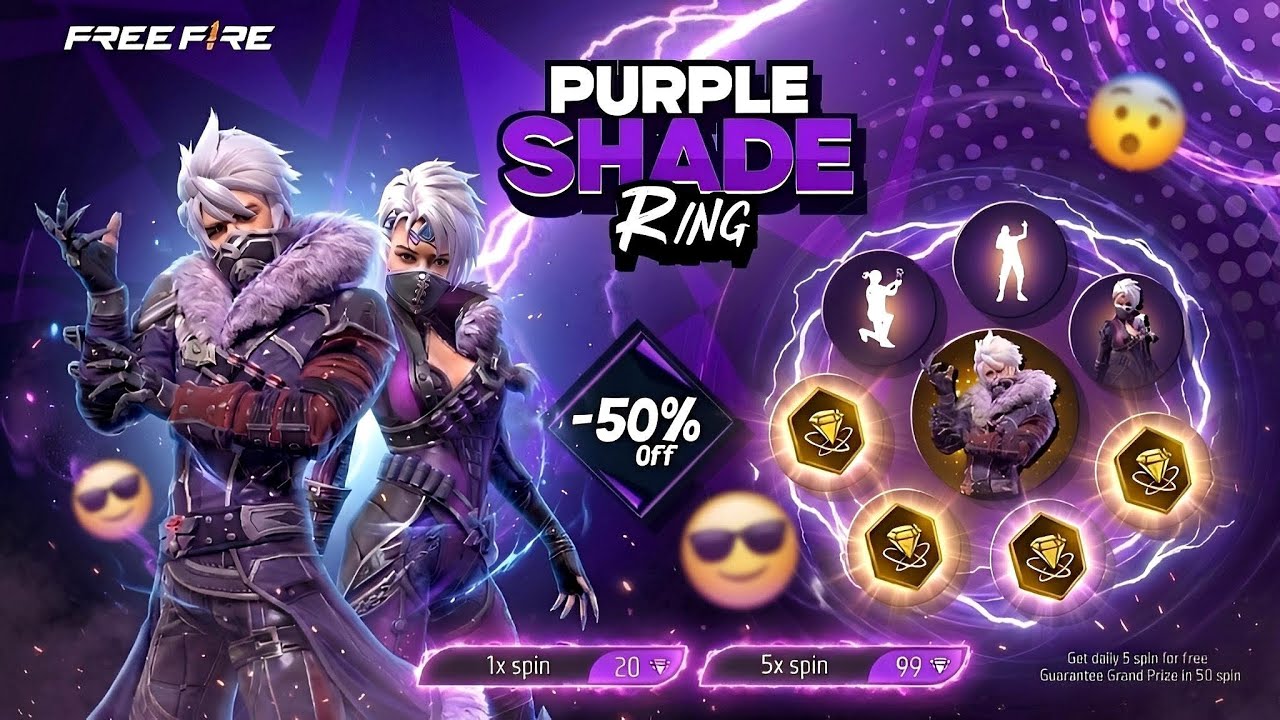 Purple Shade Bundle Return 🤯🥳Confirm Date l Free Fire New Event l Ff New Event l Next Universal Ring