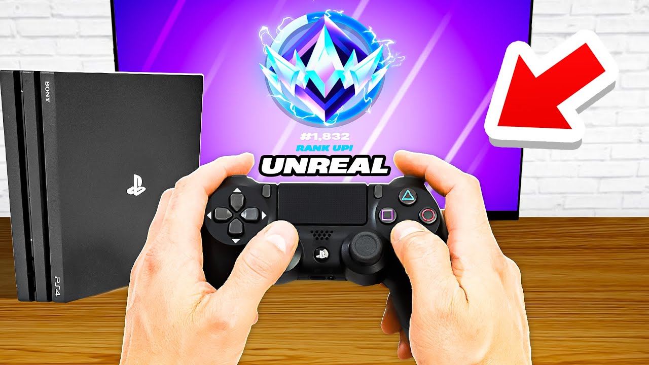 UNREAL Rank Fortnite, But On PS4… (60FPS) background