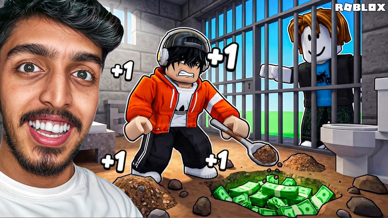 We Escaped ROBLOX PRISON With +1 MONEY Every Second! π±