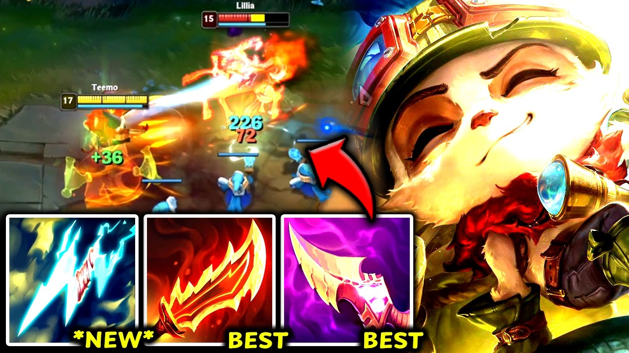 TEEMO TOP ON-HIT BUFFS! #1 NEW BUILD! (STRONGER THAN EVER) - 2026 Teemo TOP Gameplay Guide