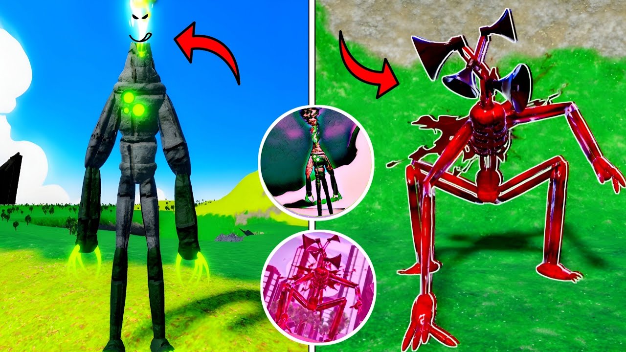 How To Get Blood Siren Head And Chimmney Head Badge Morph In Roblox Tiny Universe Roleplay
