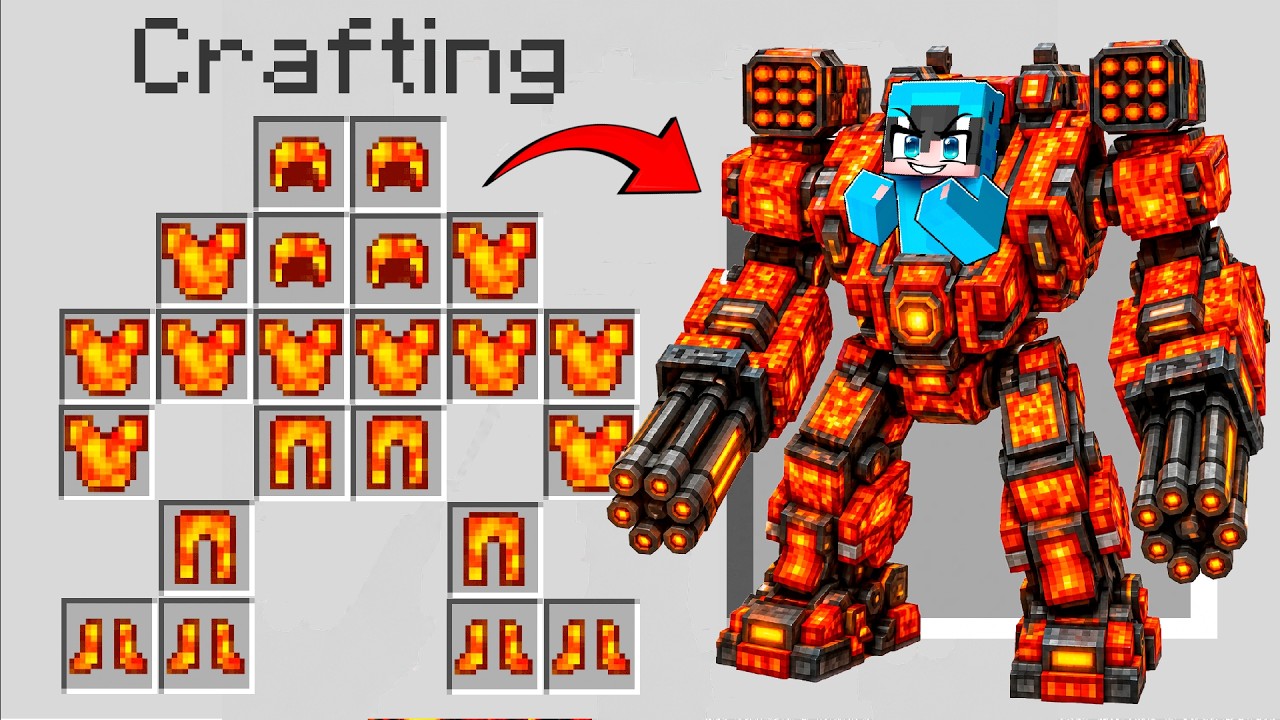 Como Conseguir ROBOTS Gigantes en Minecraft... background