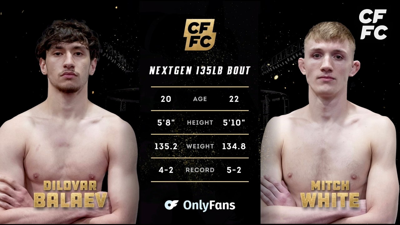 Dilovar Balaev vs. Mitch White | Full Fight Replay | CFFC NextGen 3