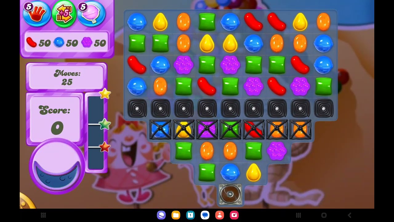 Candy crush saga old version modded gameplay #95 background