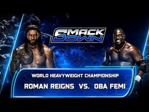 Oba femi attack and and destroyed Roman Reigns at the Heavyweight championship