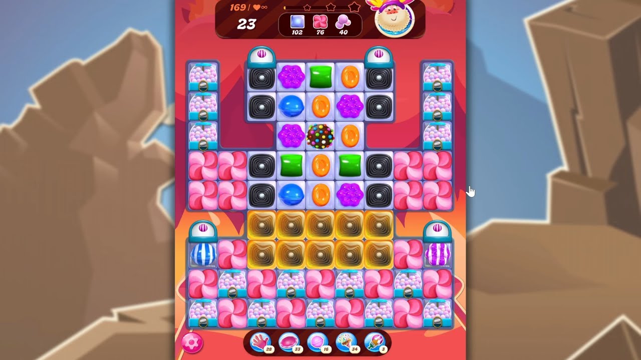 Candy Crush Saga LEVEL 169 NO BOOSTERS (new version)🐟☑️