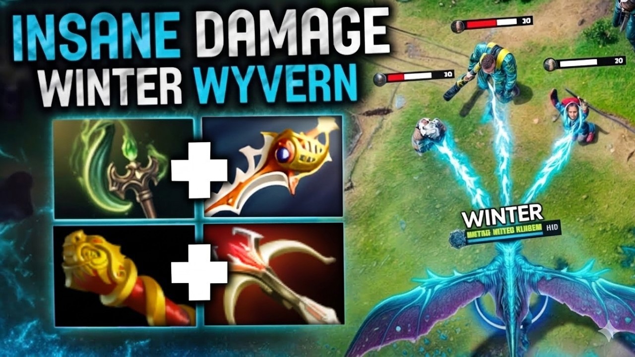 Winter Wyvern Hard Carry 🔥🔥🔥Insane Comeback 39 Kills | Dota 2 Gameplay