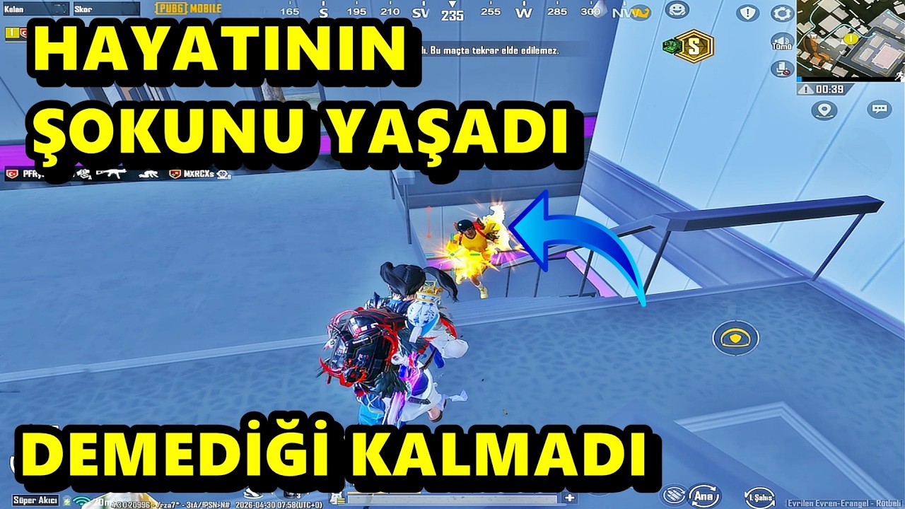HAYATININ ŞOKUNU YAŞADI DEMEDİĞİ KALMADI ! BATUR GAME SOLO SQUAD PUBG MOBİLE background