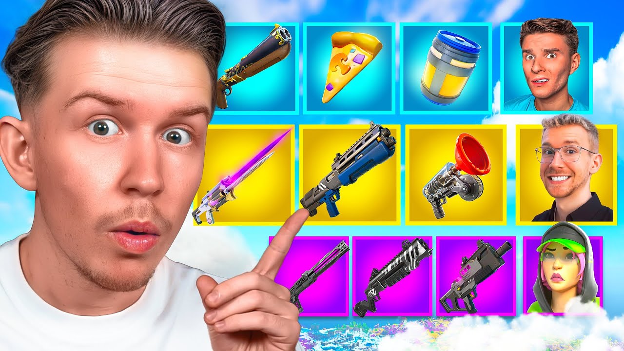 4 CREATOR BAUEN GEGENSEITIG IHR FORTNITE INVENTAR