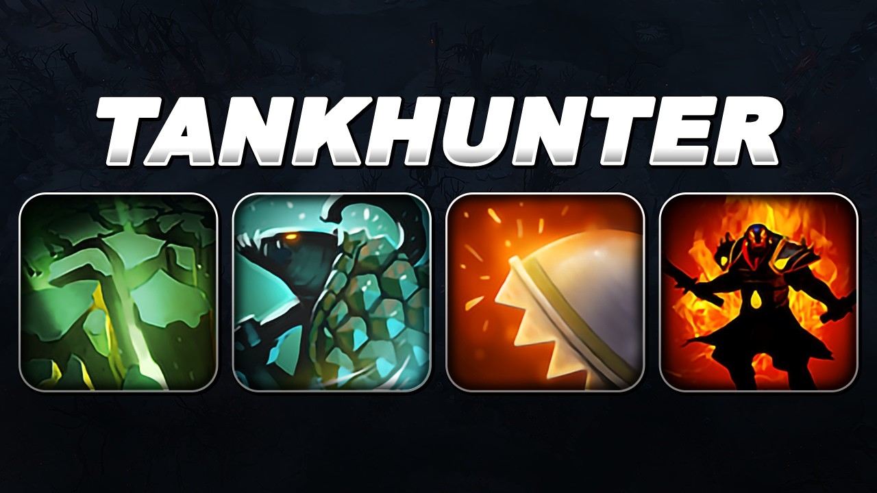 TANKHUNTER KRAKEN SHELL + REACTIVE ARMOR + DECAY | Dota 2 Ability Draft