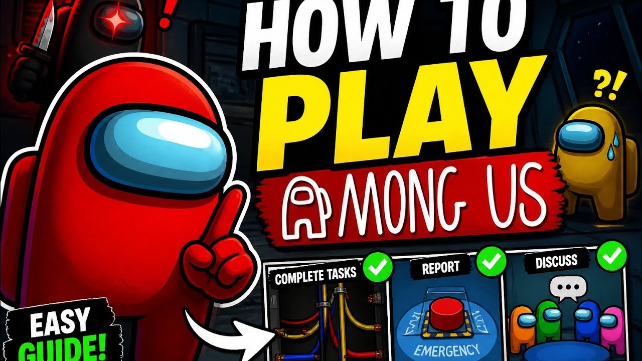HOW TO PLAY AMONG US ALL TRICK AND TIP FOR GAMERS WATCH FULL UNTIL YOU BECOME A HACKER?